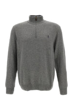 Heather Grey Logo Sweater 1
