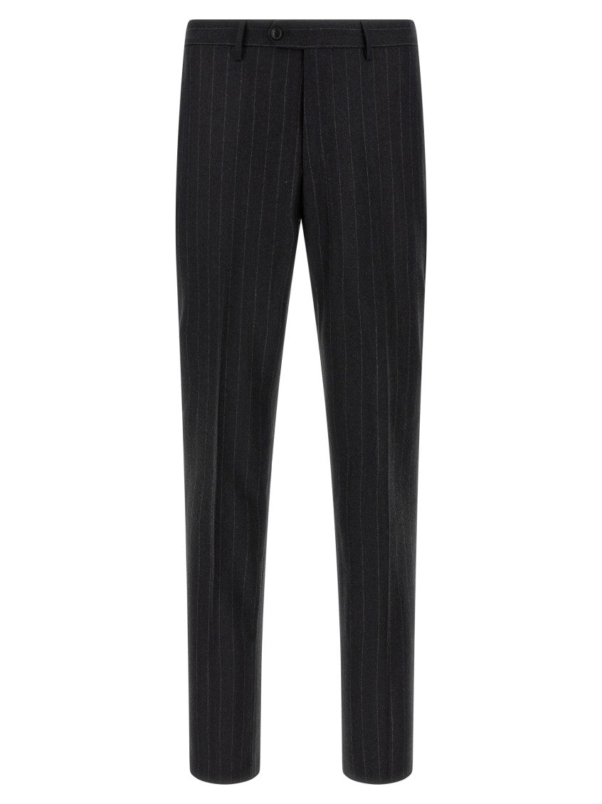 Dark Grey Stripes Suit 4