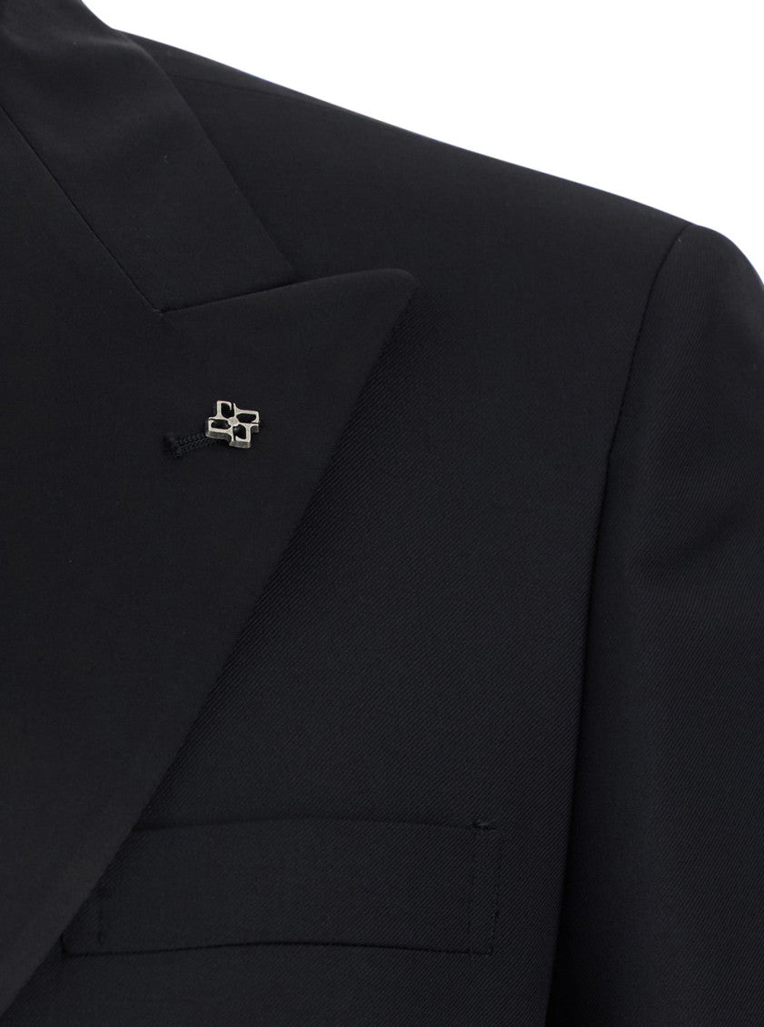 Black Double Breasted Suit 3