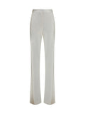 Off White Bootcut Flat Front Pant 1