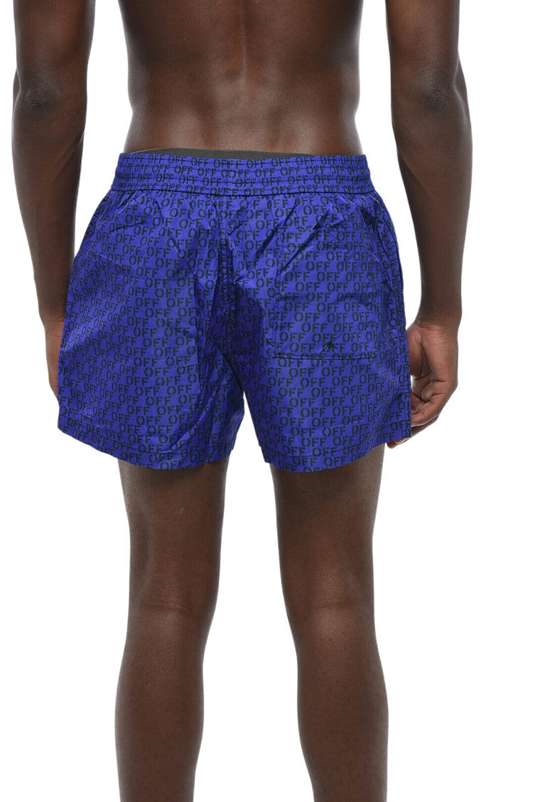 Blue Logo Swim Shorts 2