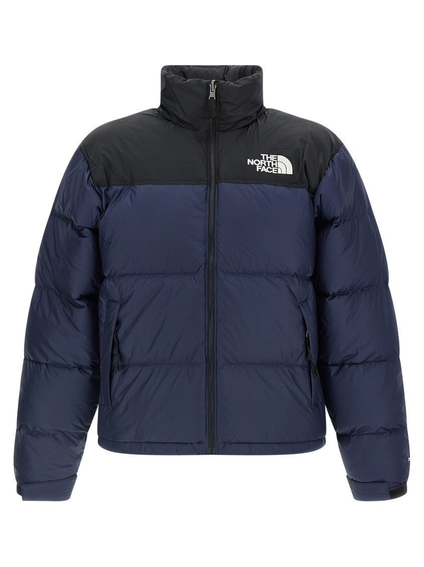 Navy Blue Quilted Logo Jacket 1