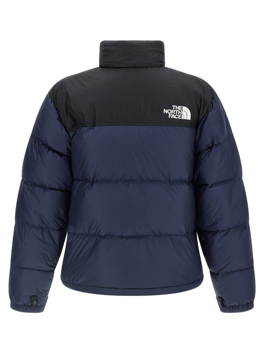 Navy Blue Quilted Logo Jacket 3