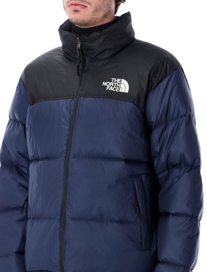Navy Blue Quilted Logo Jacket 5