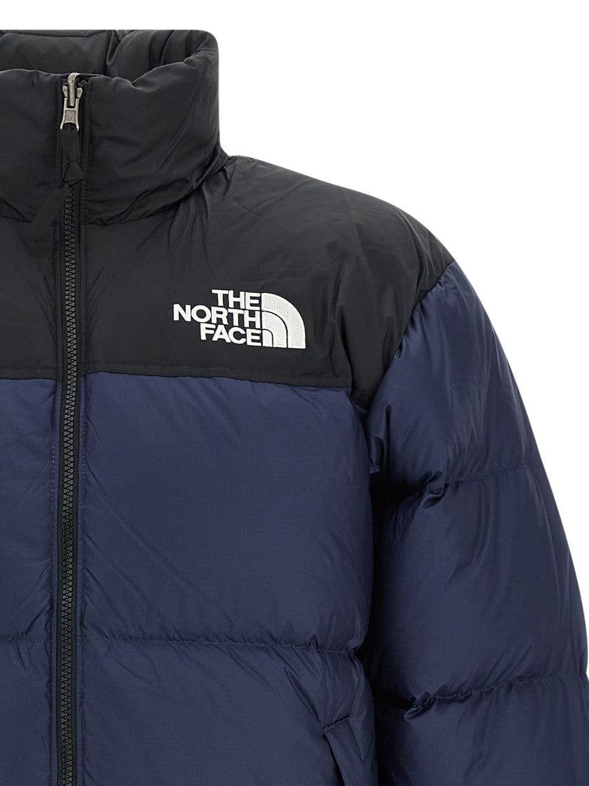 Navy Blue Quilted Logo Jacket 6