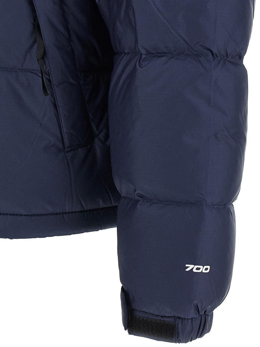 Navy Blue Quilted Logo Jacket 7