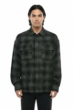 Green Regular Checked Shirt 1