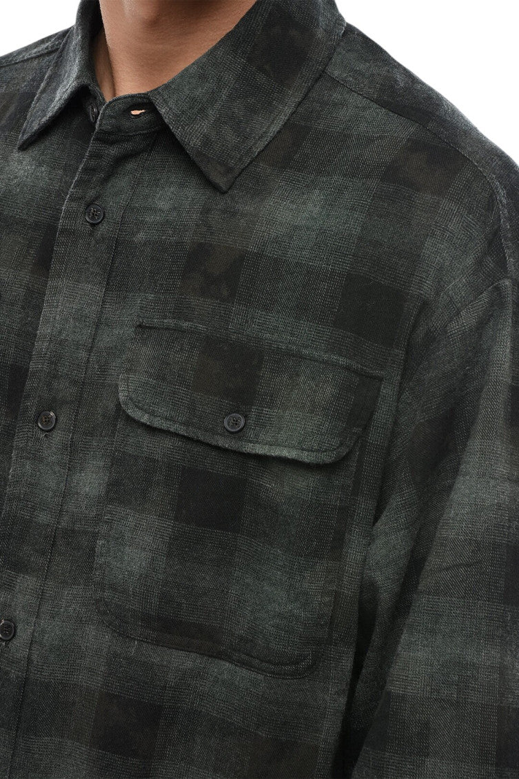 Green Regular Checked Shirt 3