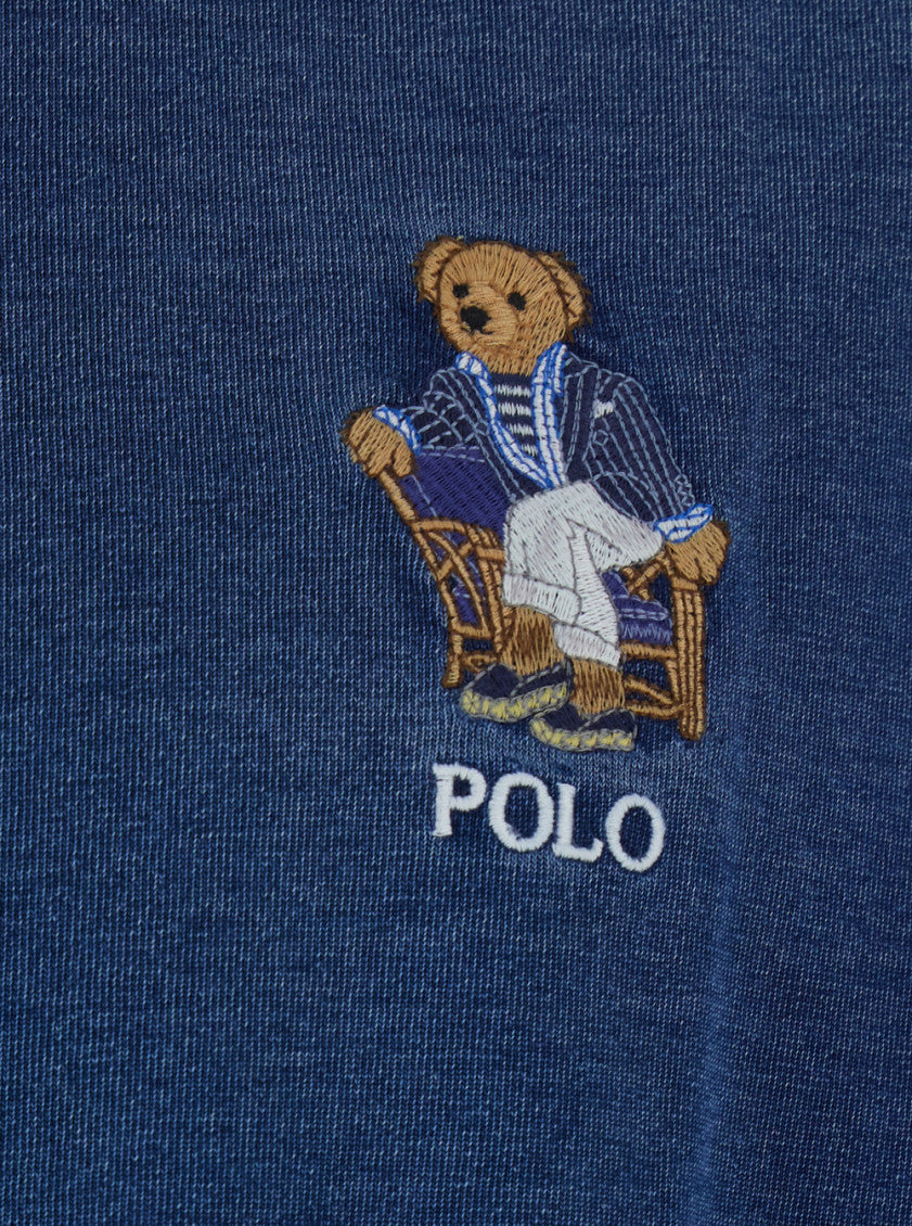 Blue Crew Neck T-Shirt 3