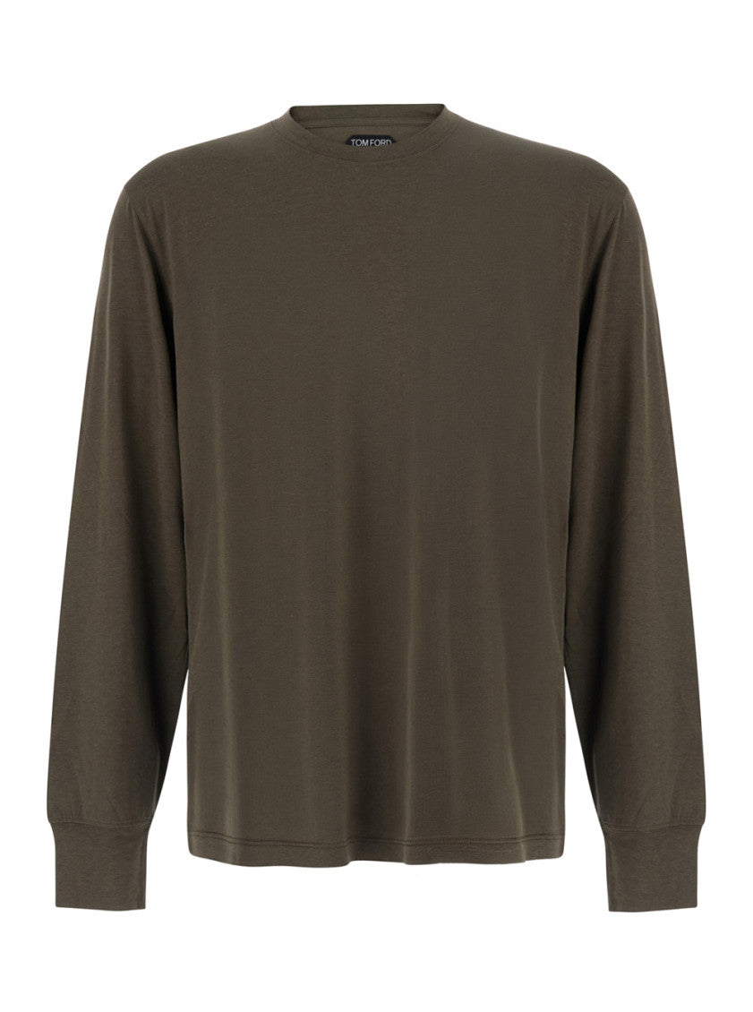 Dark Olive Solid T-Shirt 1