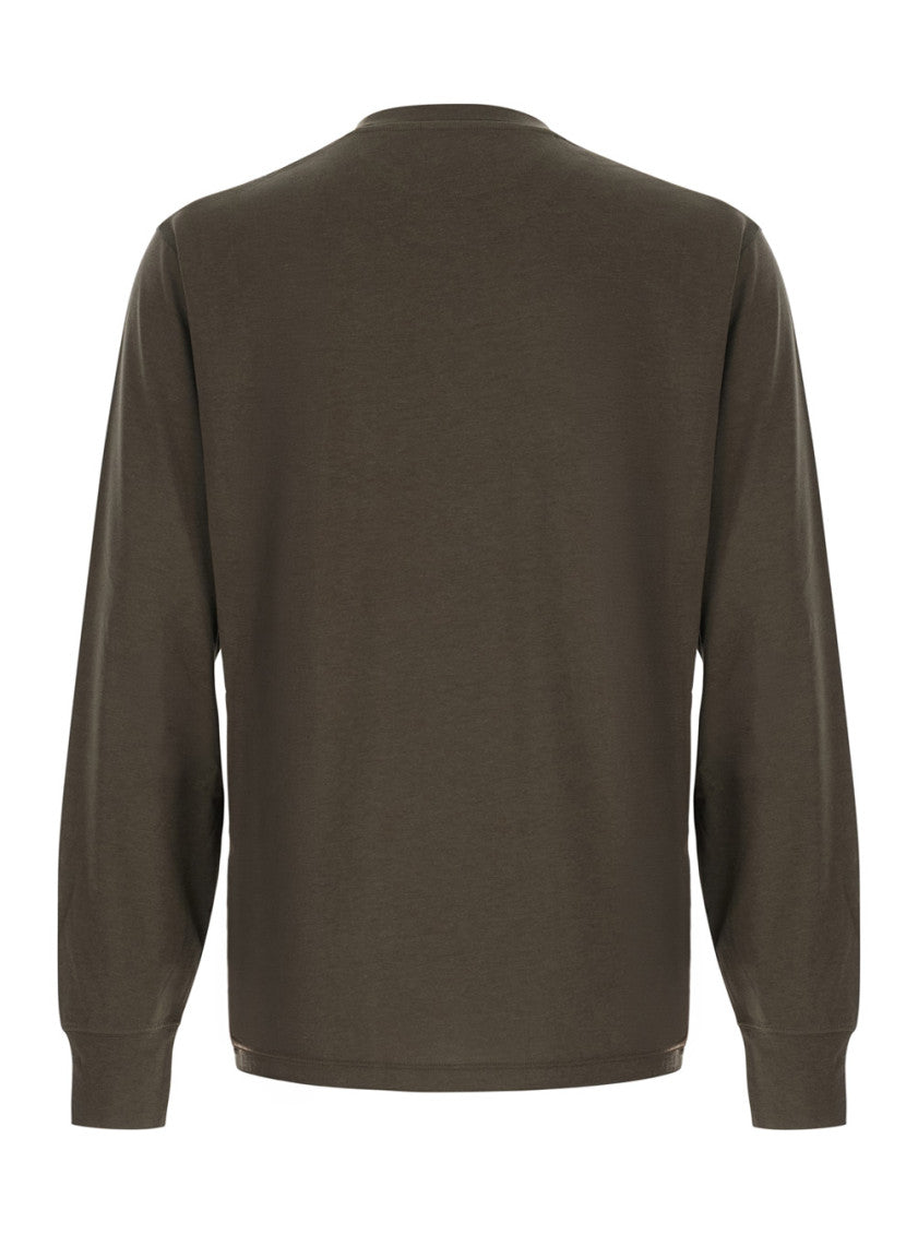 Dark Olive Solid T-Shirt 2
