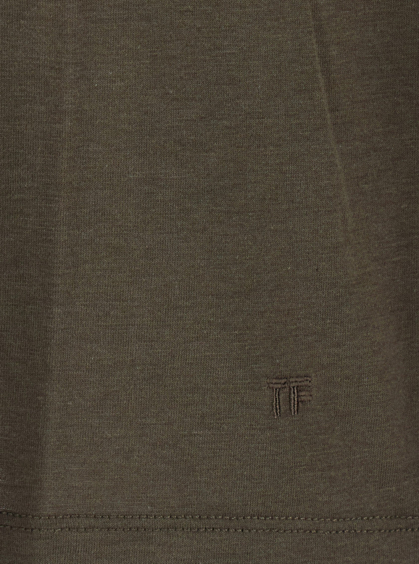 Dark Olive Solid T-Shirt 3