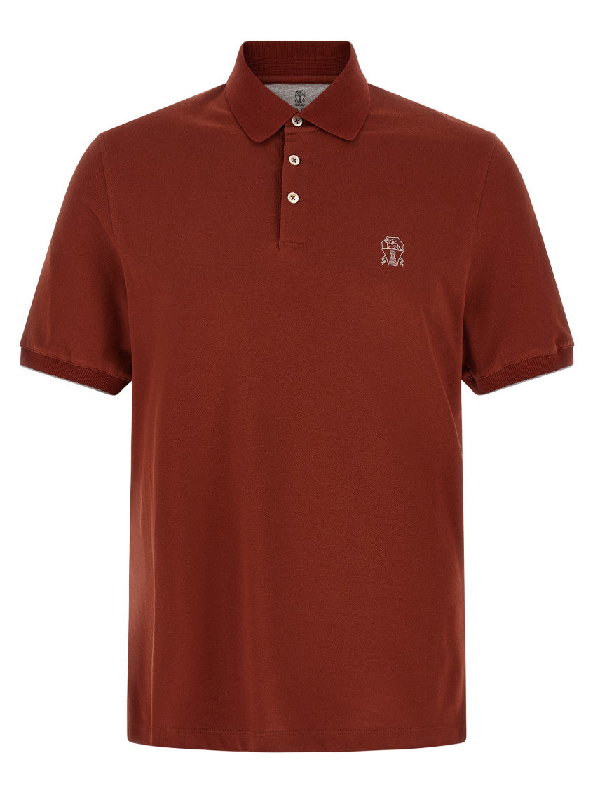 Red Shirt Collar Polo 1