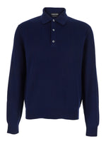 Blue Shirt Collar Polo 1