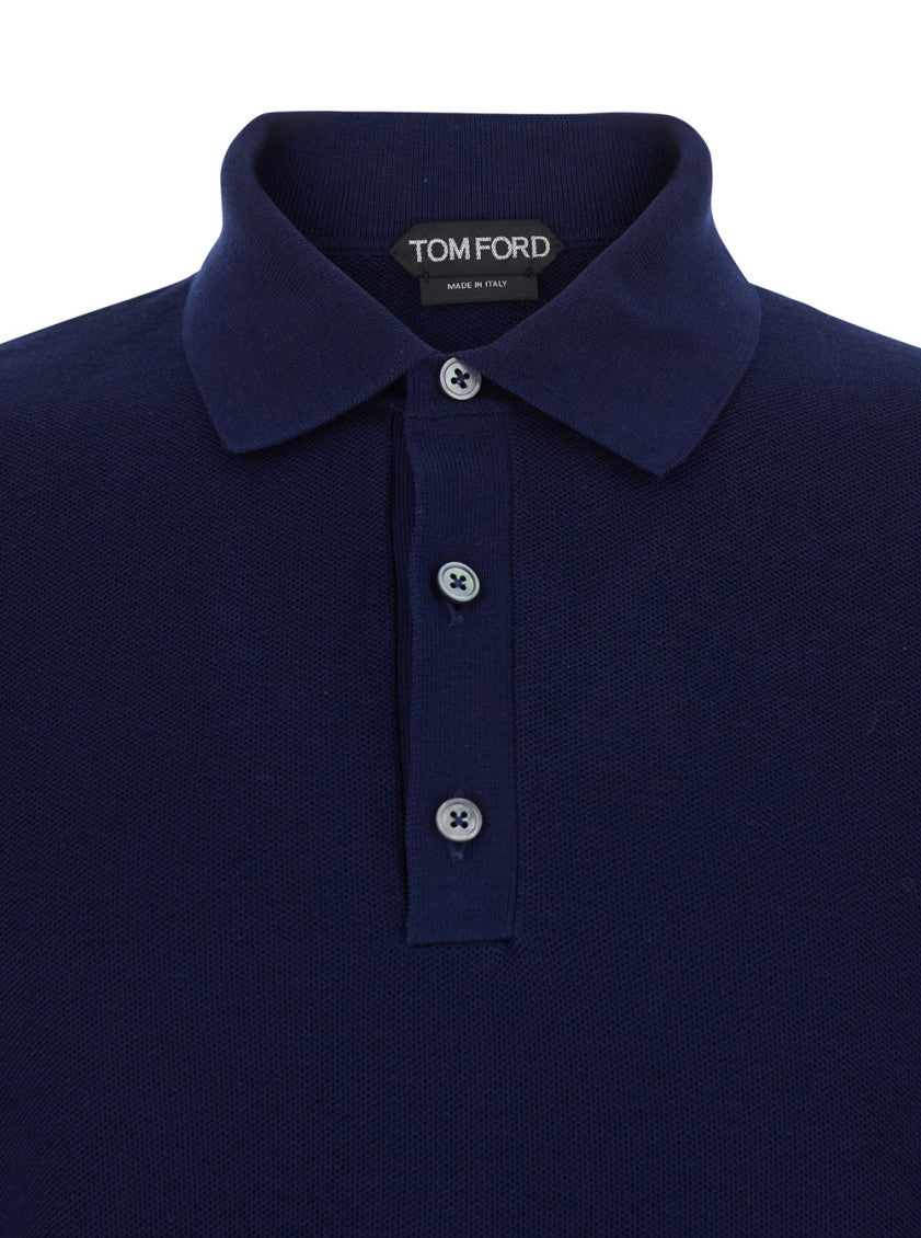 Blue Shirt Collar Polo 3