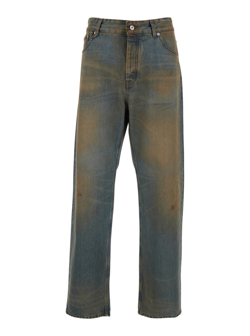 Light Blue Straight Jeans 1