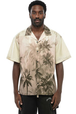 Beige Graphic Print Shirt 1