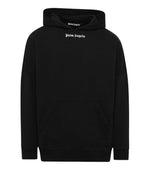 Black Relaxed Logo Hoodie 1