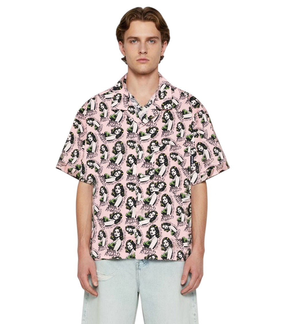 Pink Graphic Print Shirt 2
