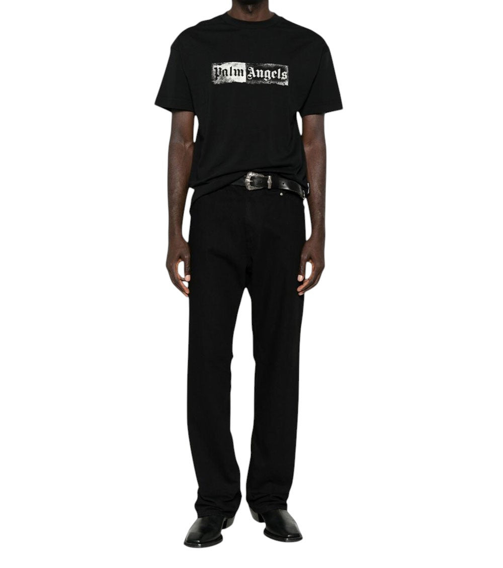 Black Regular Logo T-Shirt 2