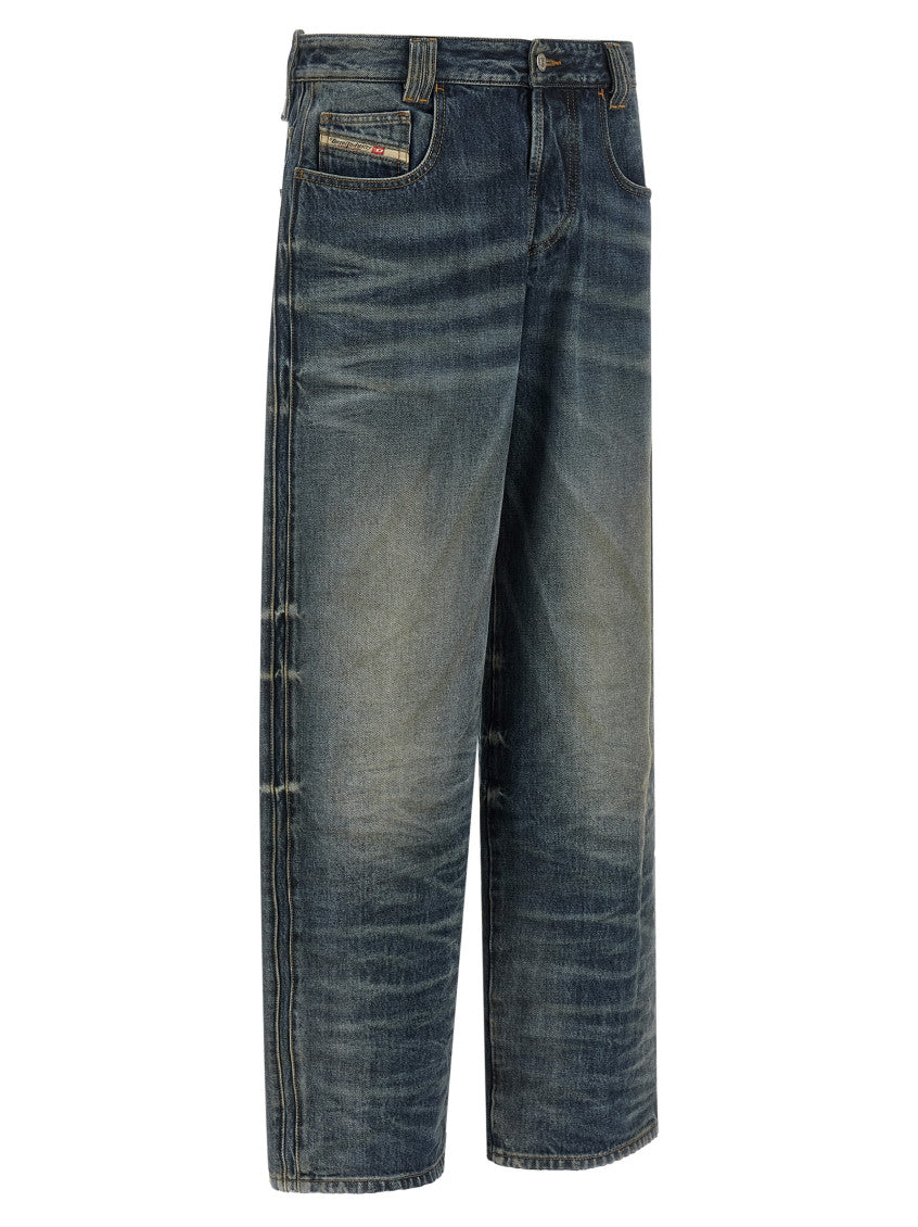 Blue High Rise Jeans 3