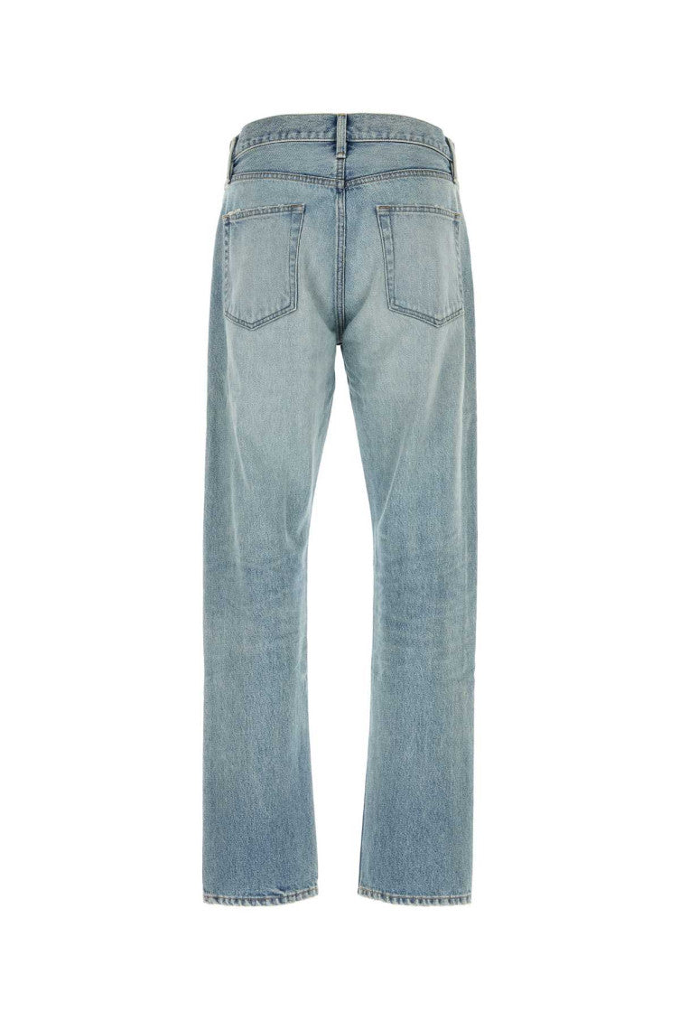 Light Blue Straight Jeans 2