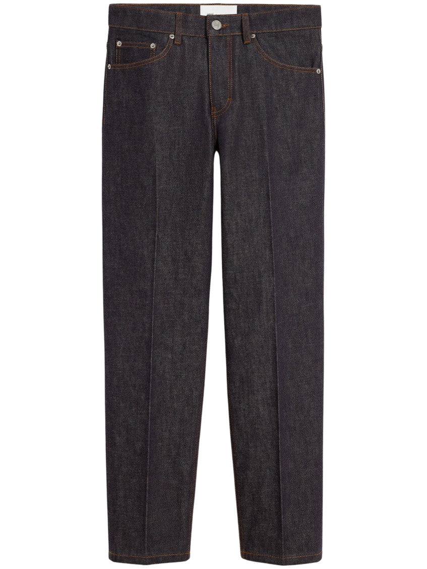 Dark Blue Regular Jeans 1