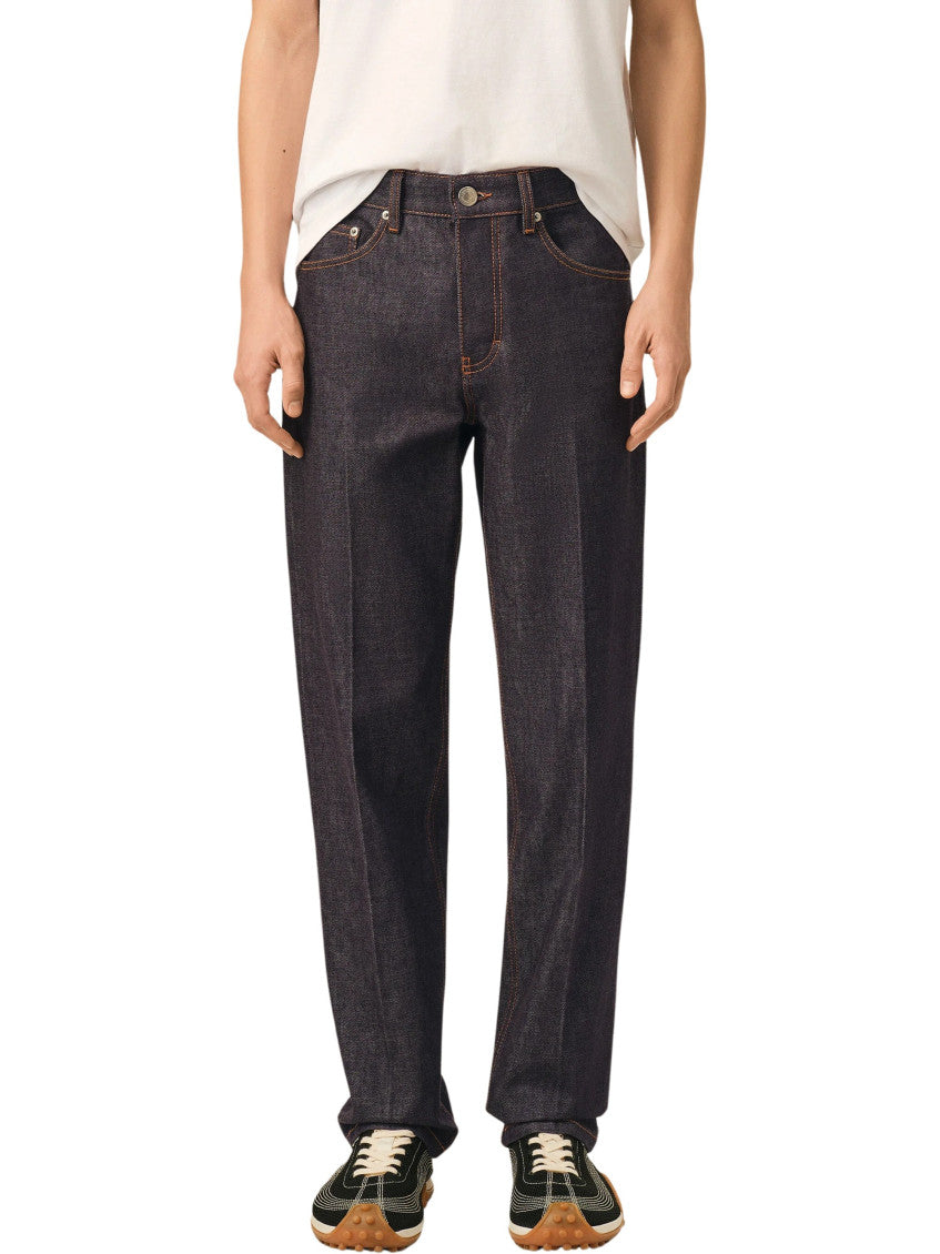 Dark Blue Regular Jeans 2