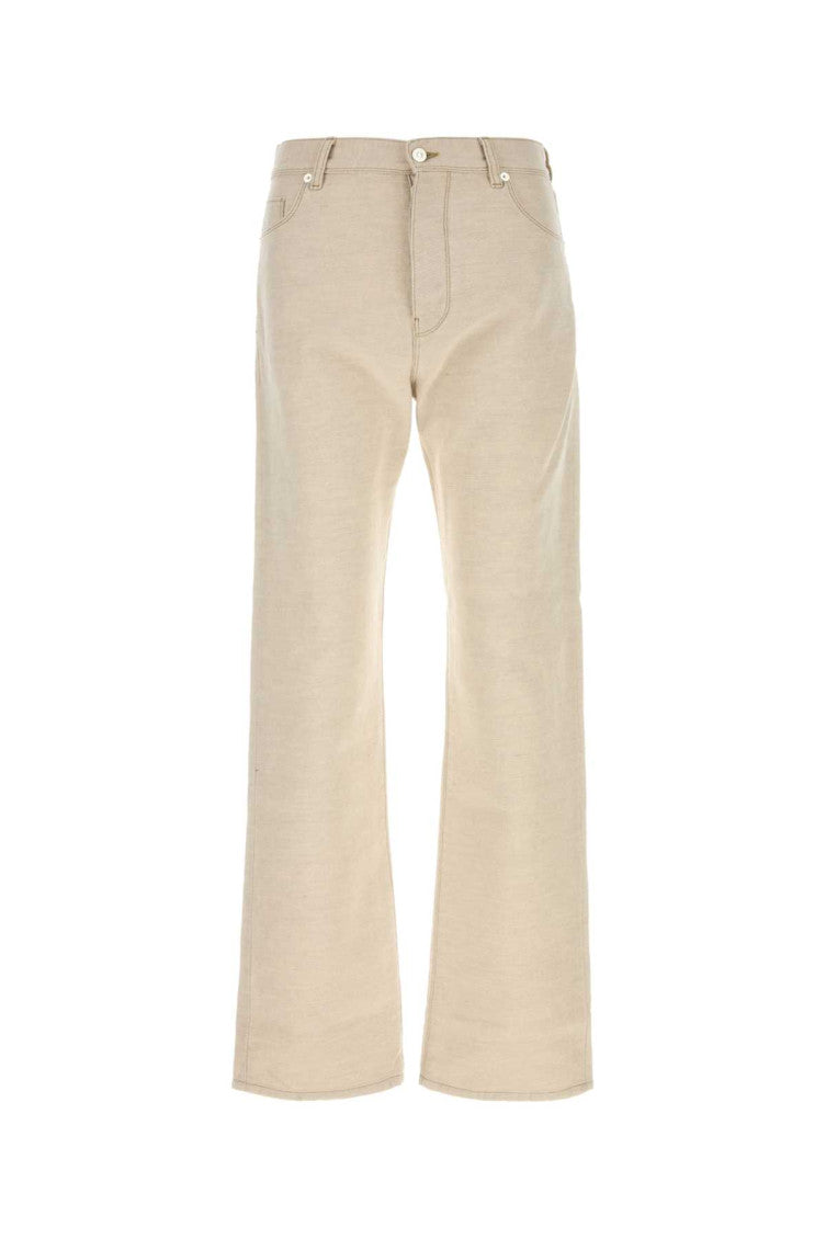 Light Beige Flared Jeans 1