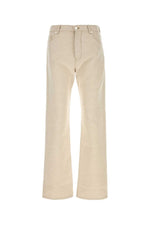 Light Beige Flared Jeans 1