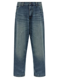 Blue Mid Rise Jeans 1