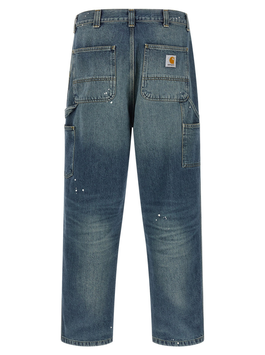 Blue Mid Rise Jeans 2