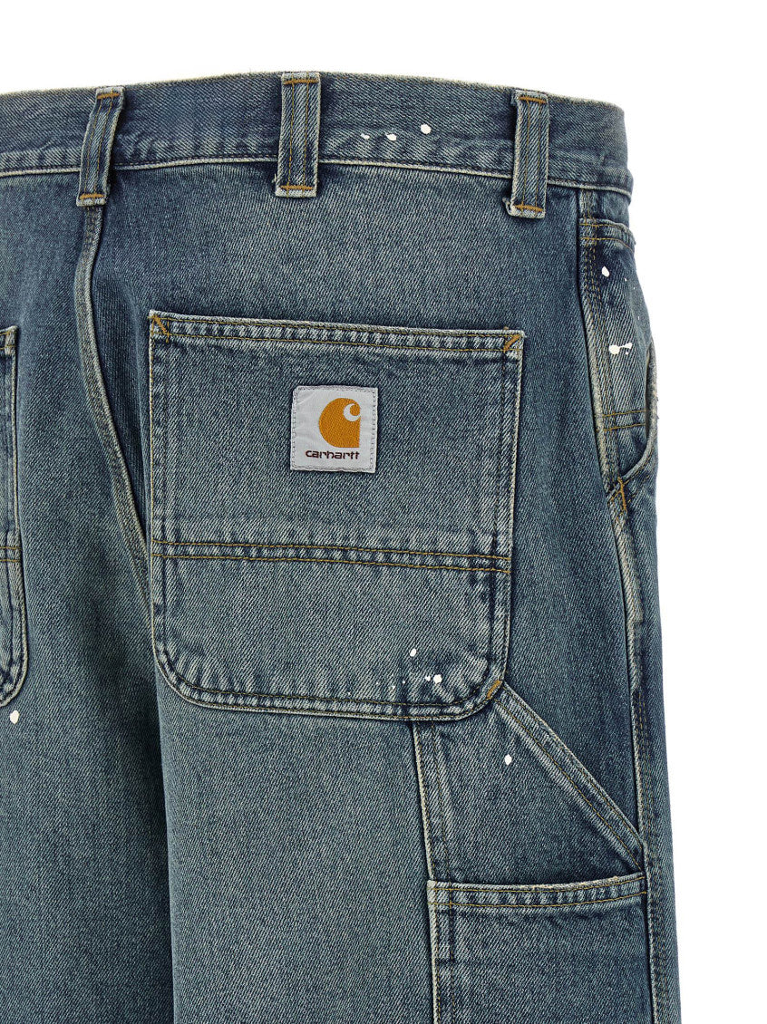 Blue Mid Rise Jeans 4
