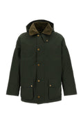 Olive Solid Hood Jacket 1
