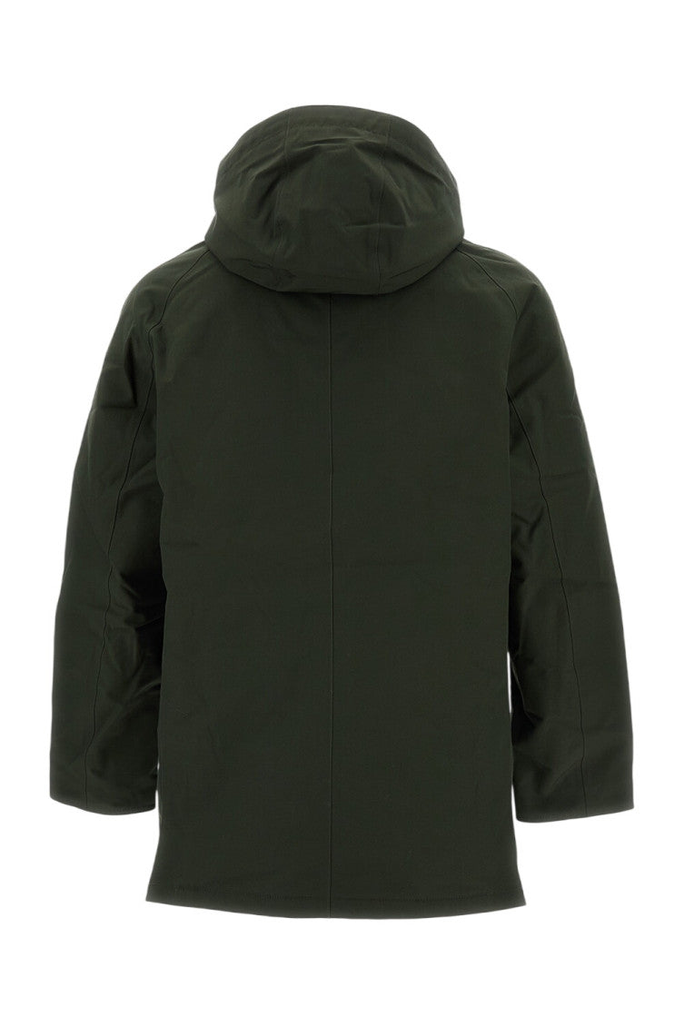Olive Solid Hood Jacket 2