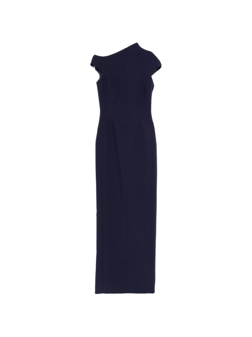Blue One Shoulder Maxi Dress 1