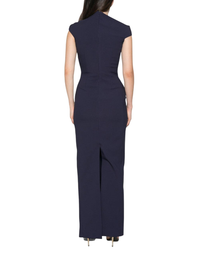 Blue One Shoulder Maxi Dress 3