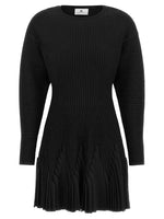 Black Crew Neck Mini Dress 1