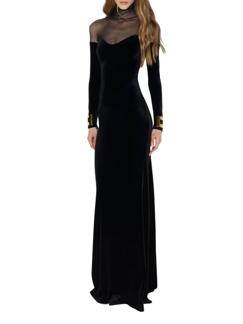 Black Turtle Neck Maxi Dress 2