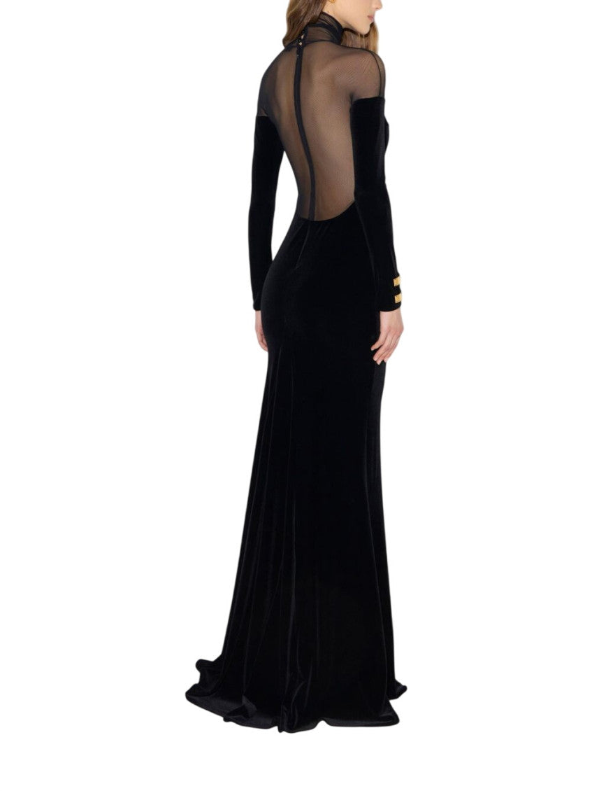 Black Turtle Neck Maxi Dress 3