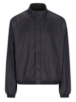 Black Mock Collar Jacket 1