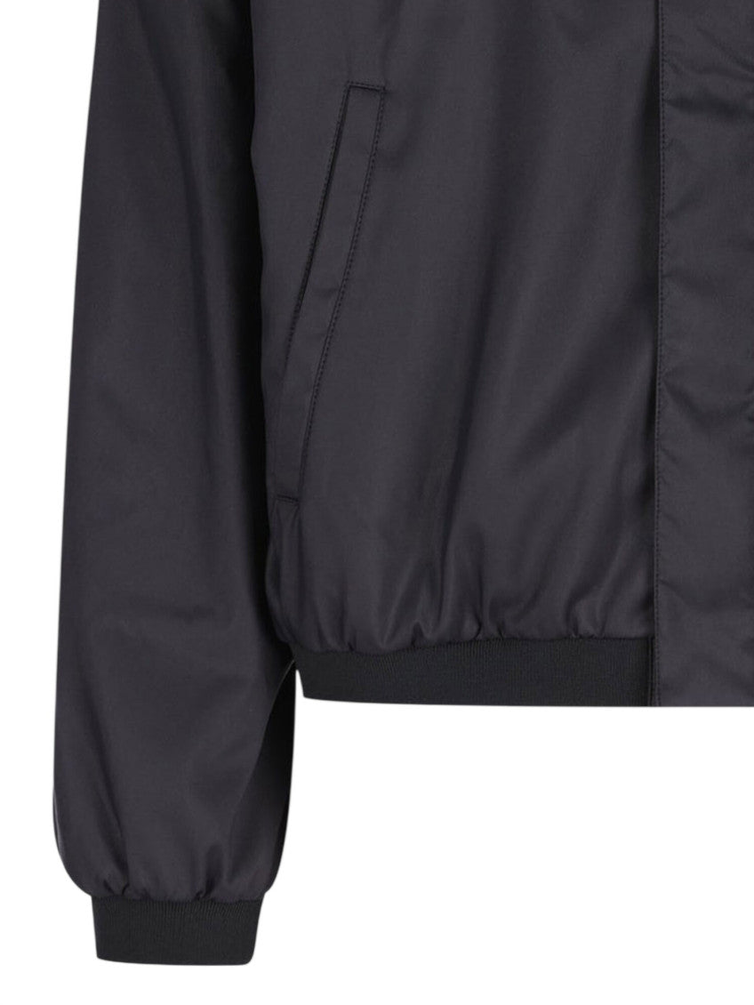Black Mock Collar Jacket 3