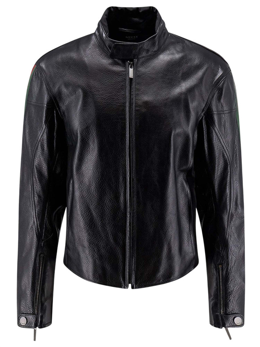 Black Regular Solid Jacket 1