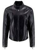Black Regular Solid Jacket 1