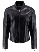 Black Regular Solid Jacket 1