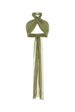 Olive Criss Cross Top 1