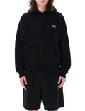 Black Print Logo Hoodie 1