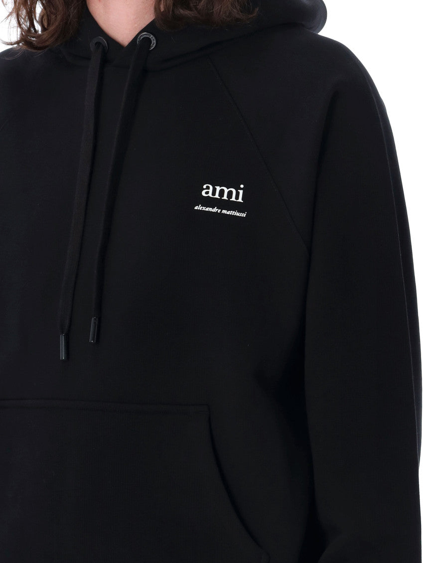 Black Print Logo Hoodie 3