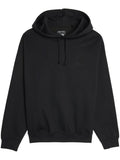Black Embossed Logo Hoodie 1