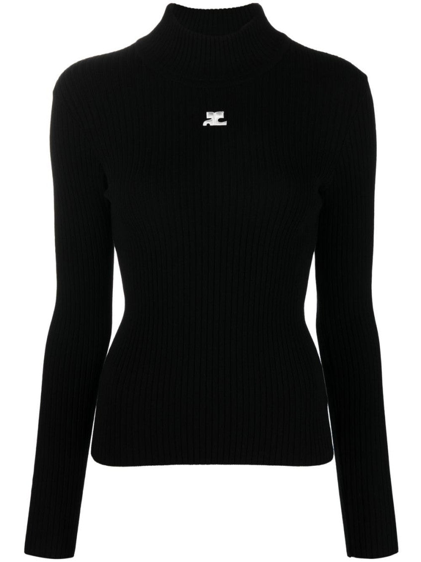 Black Turtleneck Sweater 1